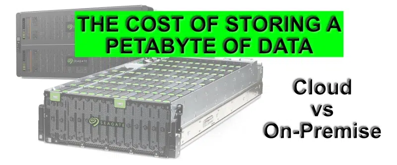 The cost of storing a petabyte of data